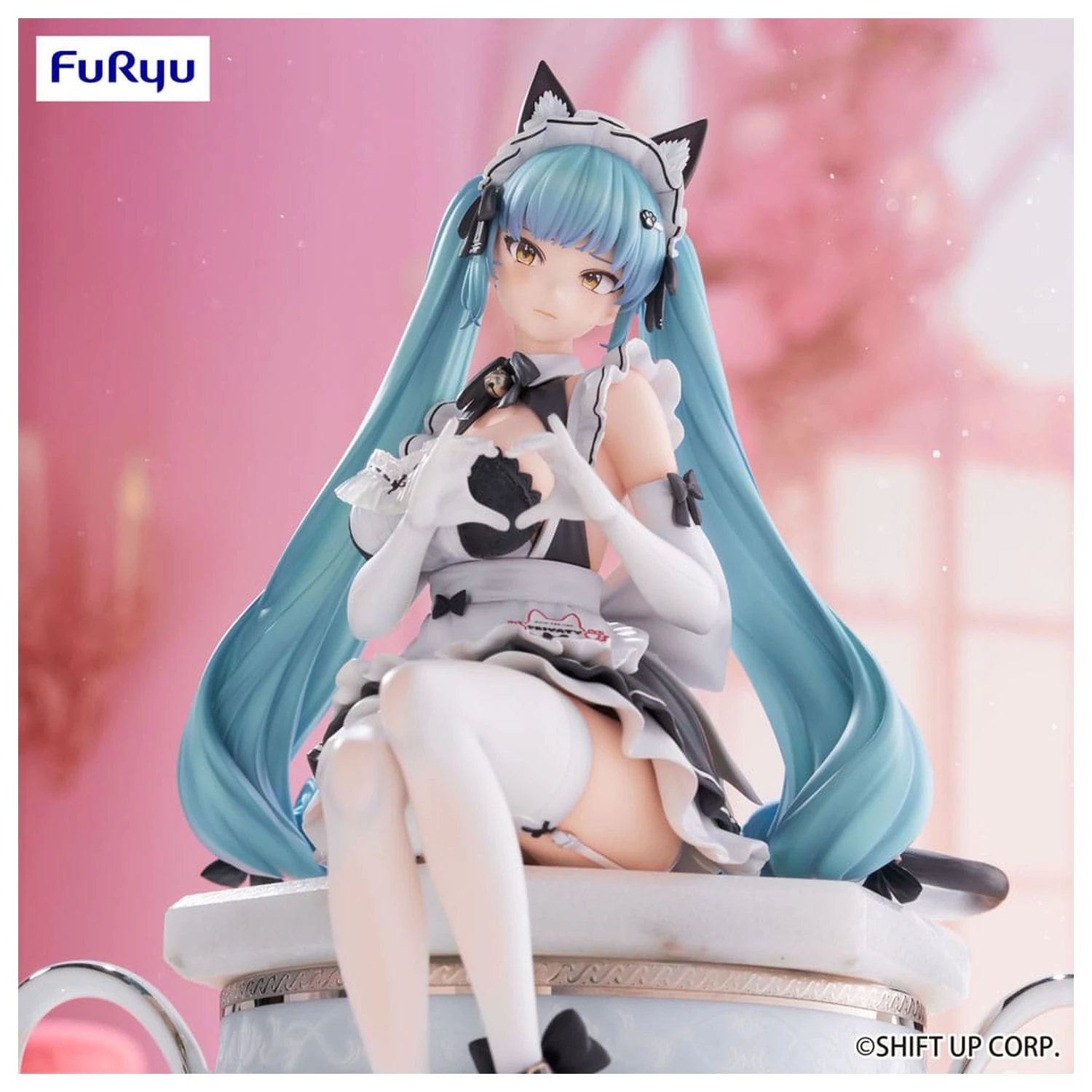 Goddess of Victory: Nikke Noodle Stopper PVC socha Privaty: Unkind Maid 15 cm produktová fotografia