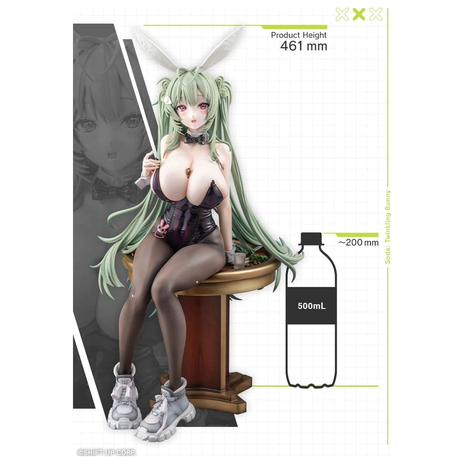 Goddess of Victory: Nikke PVC figúrka 1/4 Soda: Twinkling Bunny 47 cm produktová fotografia