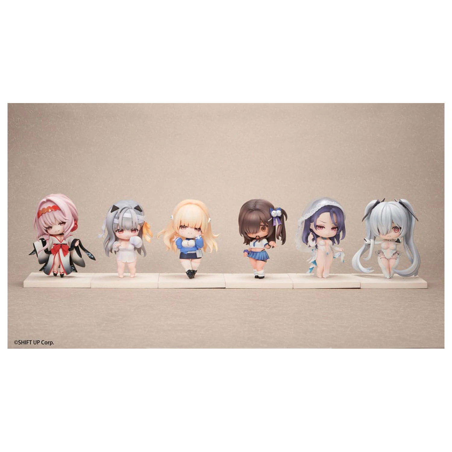Goddess of Victory: Nikke SAC Series Mini figúrky 6-balenie Chibi Vol. 3 10 cm produktová fotografia