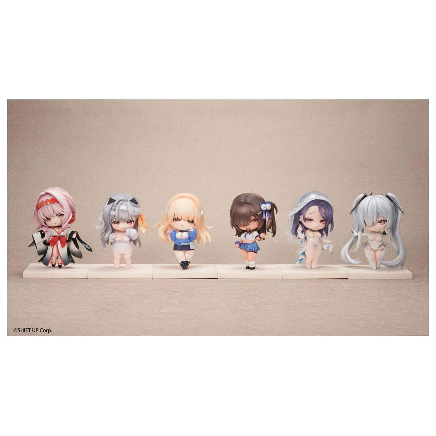 Goddess of Victory: Nikke SAC Series Mini figúrky 6-balenie Chibi Vol. 3 10 cm produktová fotografia