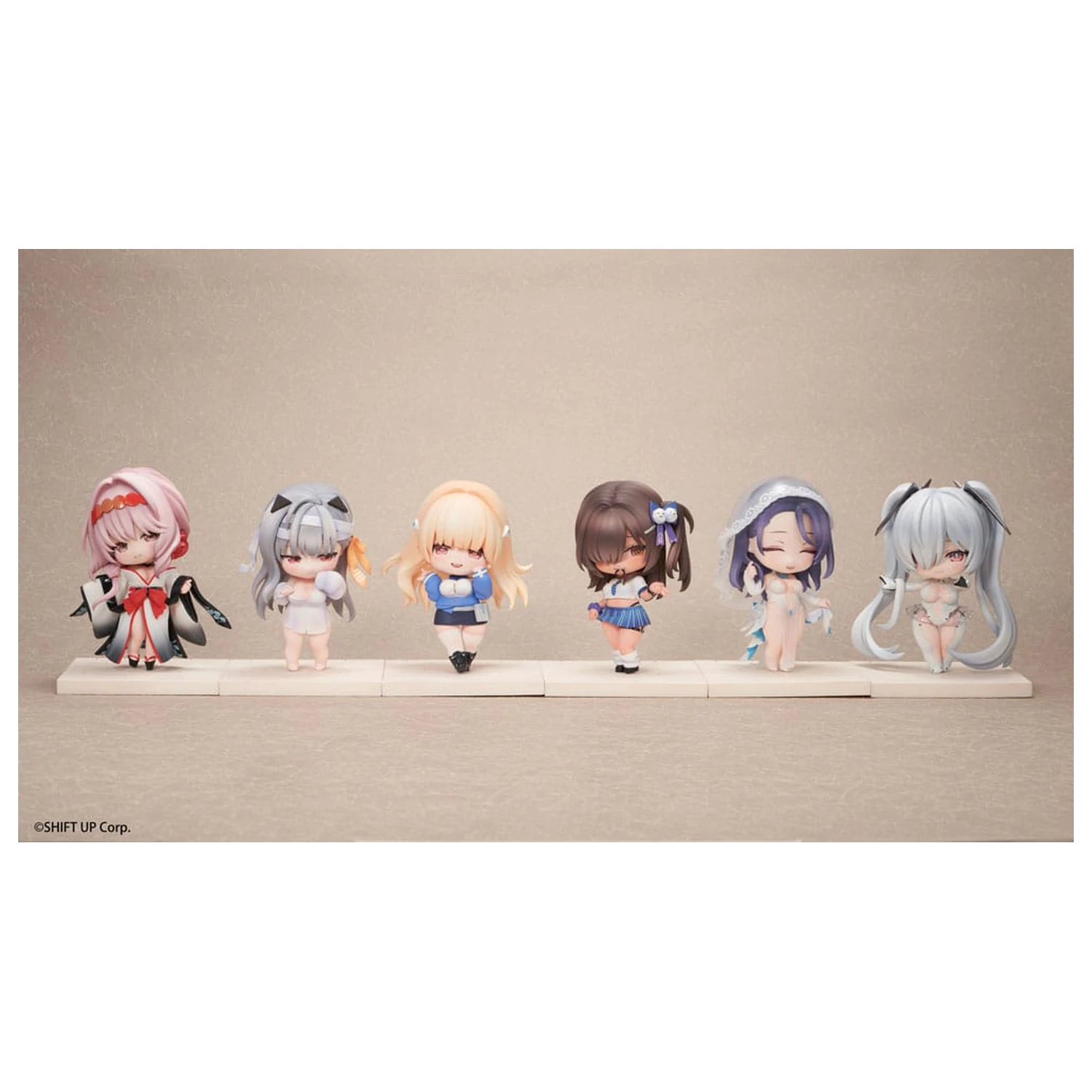 Goddess of Victory: Nikke SAC Series Mini figúrky 6-balenie Chibi Vol. 3 10 cm produktová fotografia
