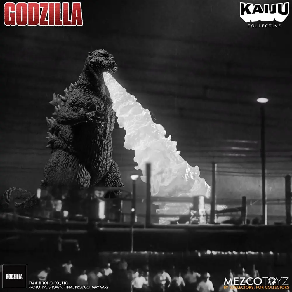 Godzilla (1954) Kaiju Collective akčná figúrka Godzilla - Čiernobiela edícia 20 cm termékfotó