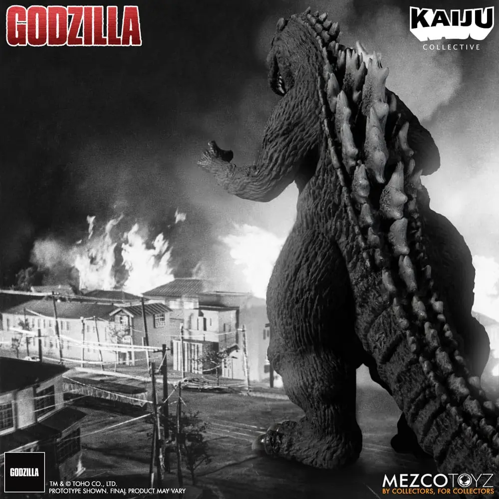 Godzilla (1954) Kaiju Collective akčná figúrka Godzilla - Čiernobiela edícia 20 cm termékfotó