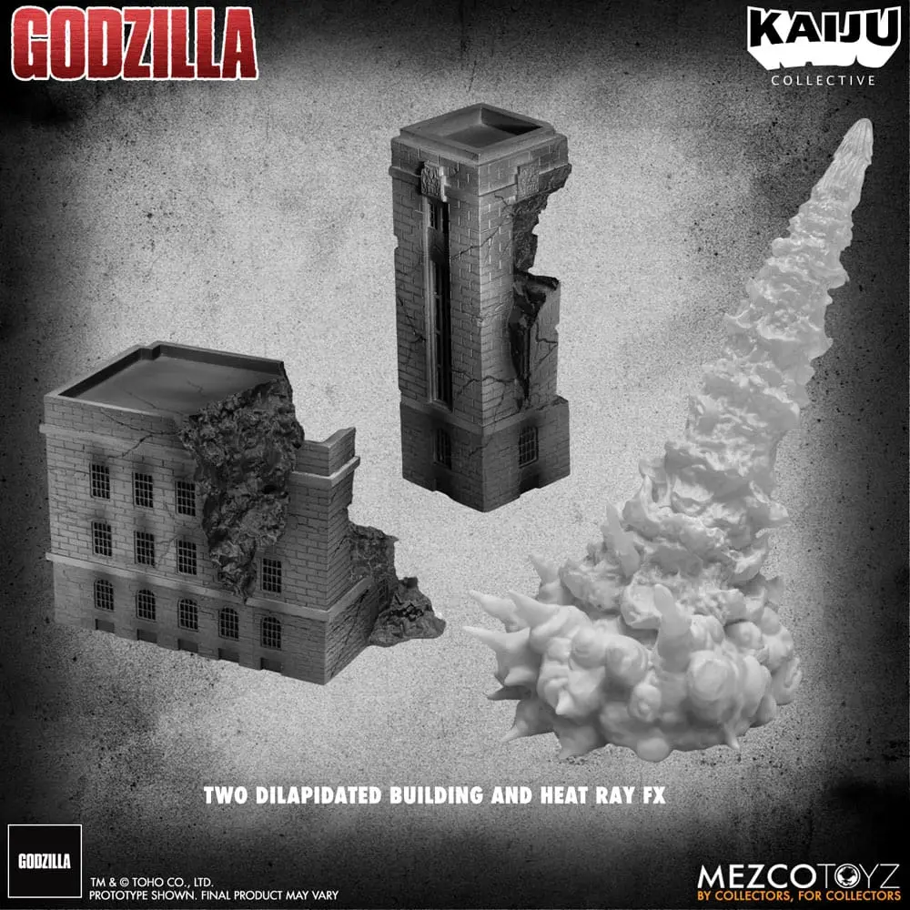 Godzilla (1954) Kaiju Collective akčná figúrka Godzilla - Čiernobiela edícia 20 cm termékfotó