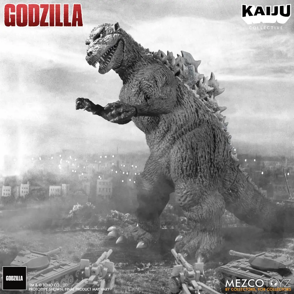 Godzilla (1954) Kaiju Collective akčná figúrka Godzilla - Čiernobiela edícia 20 cm termékfotó