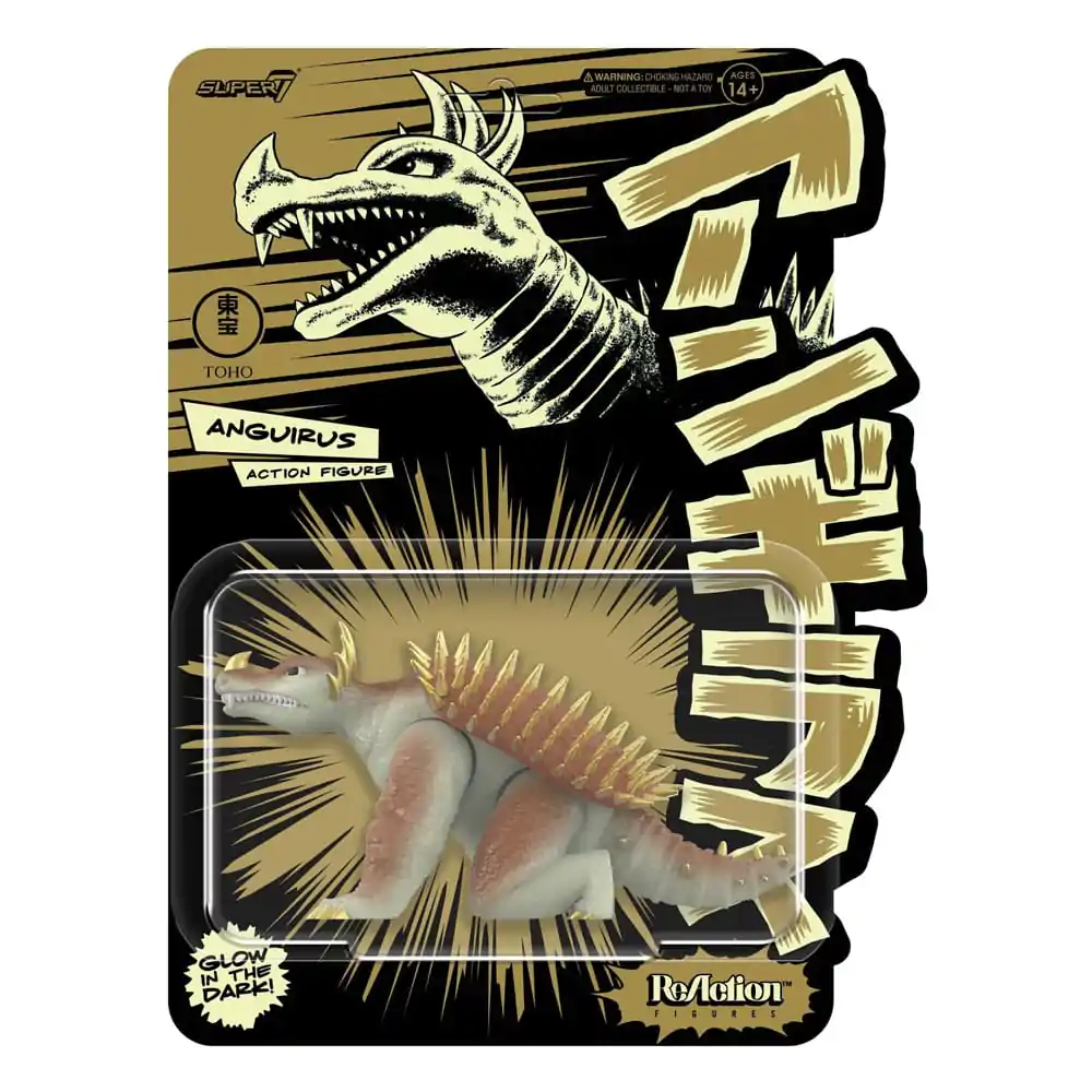 Godzilla 1955 Toho ReAction akčná figúrka Anguirus svietiaca v tme 10 cm produktová fotografia