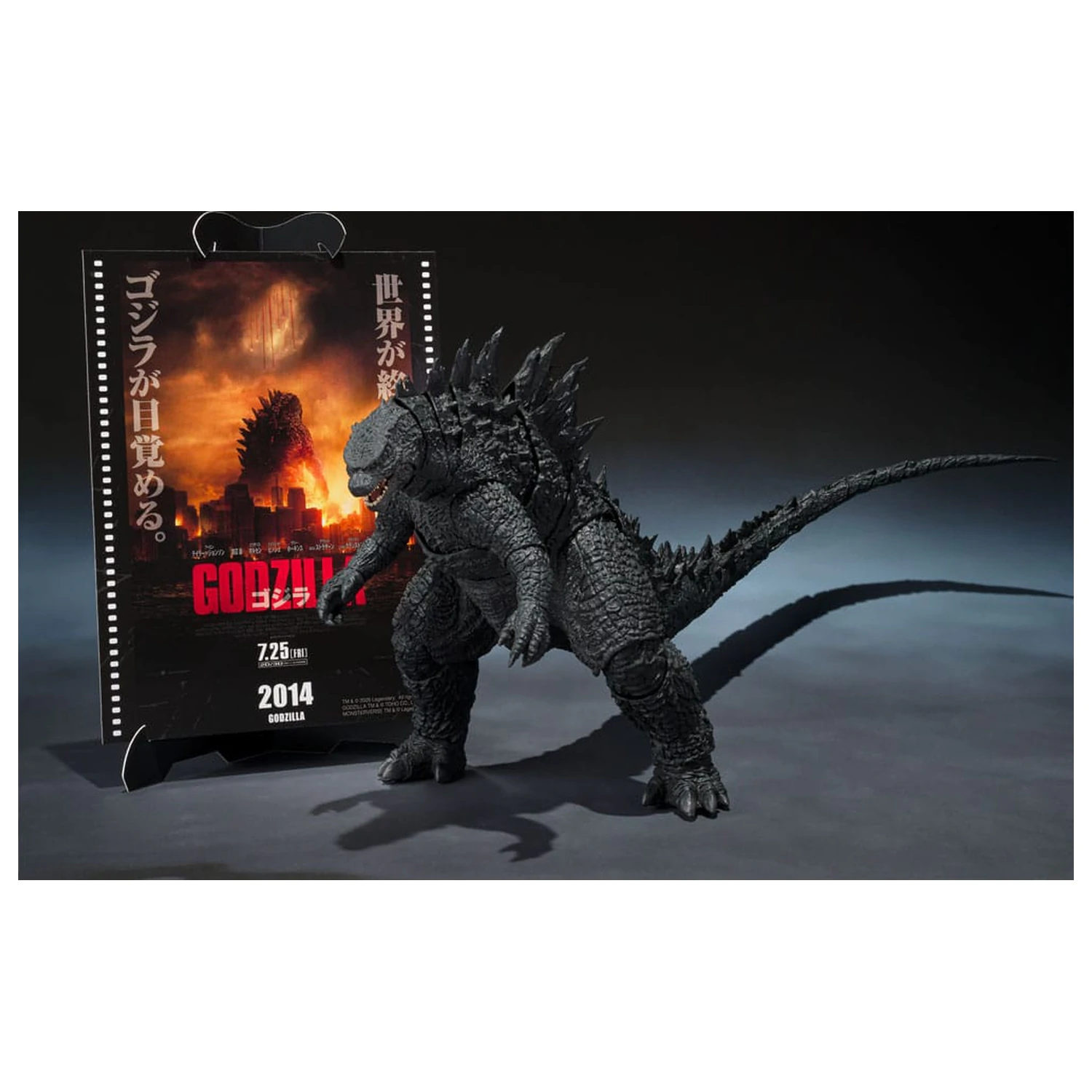 Godzilla 2014 S.H.MonsterArts Akčná figúrka Godzilla Movie Graphic Plus 15 cm produktová fotografia