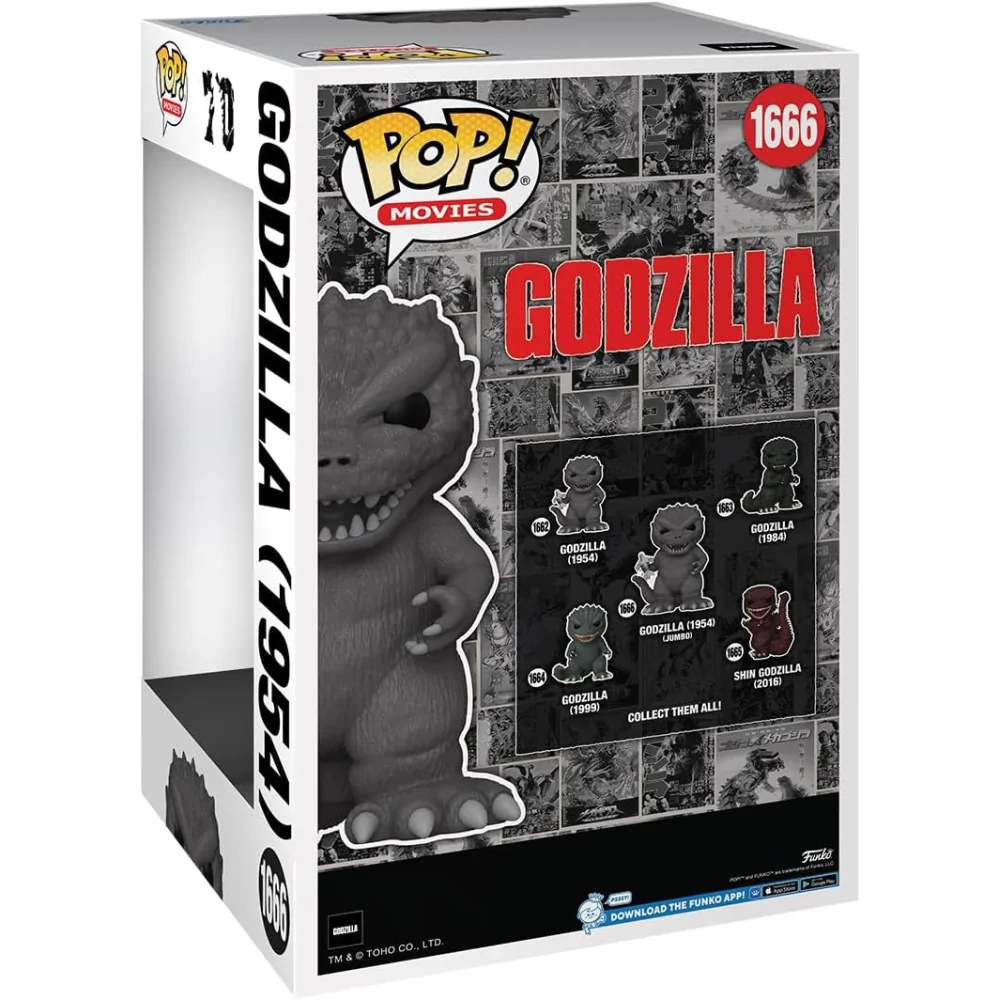 Godzilla 70th Anniversary Super Sized Jumbo Funko POP! Vinylová figúrka Godzilla 1954 25 cm produktová fotografia