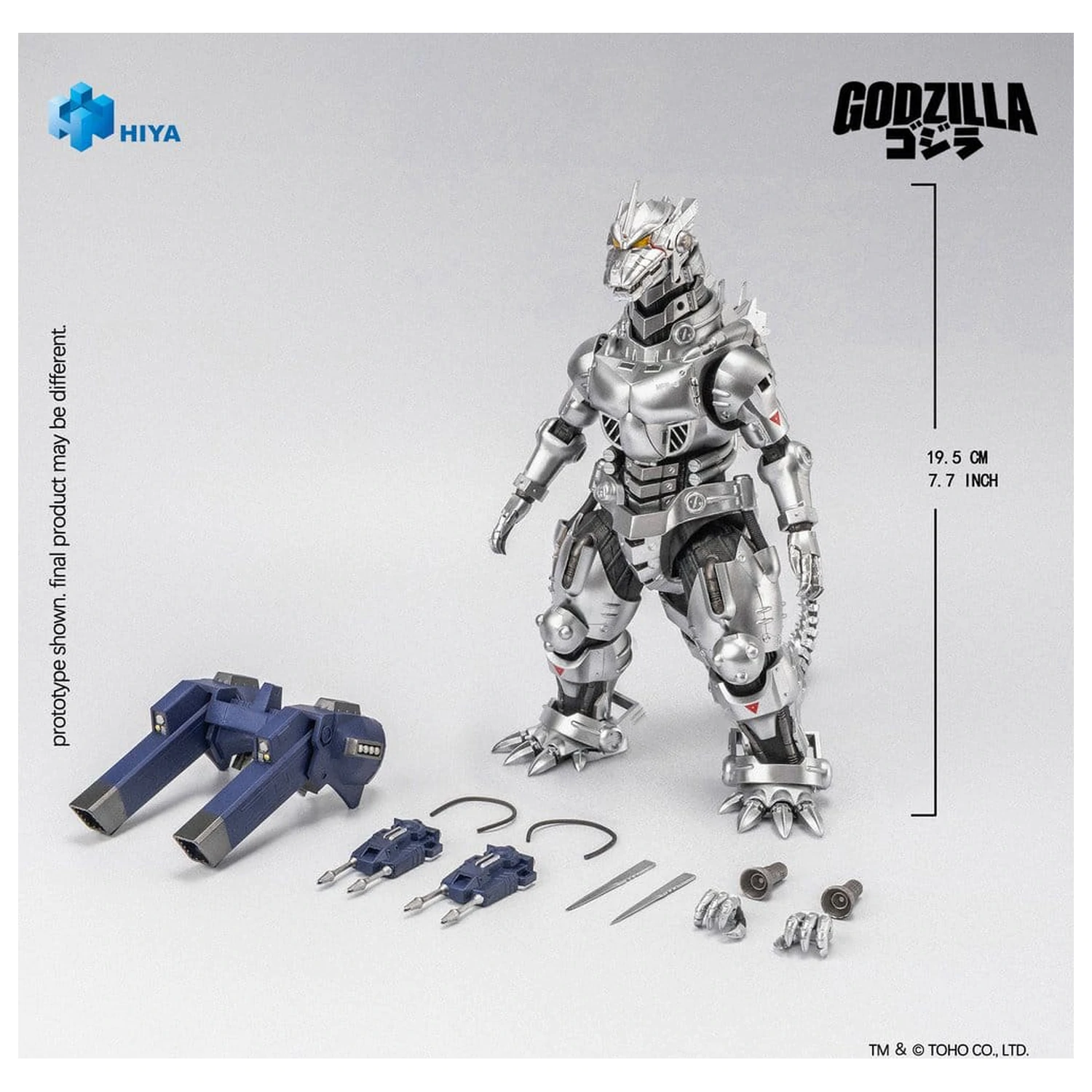 Godzilla Against Mechagodzilla (2002) Exquisite Basic Series akčná figúrka Mechagodzilla MFS-3 20 cm produktová fotografia