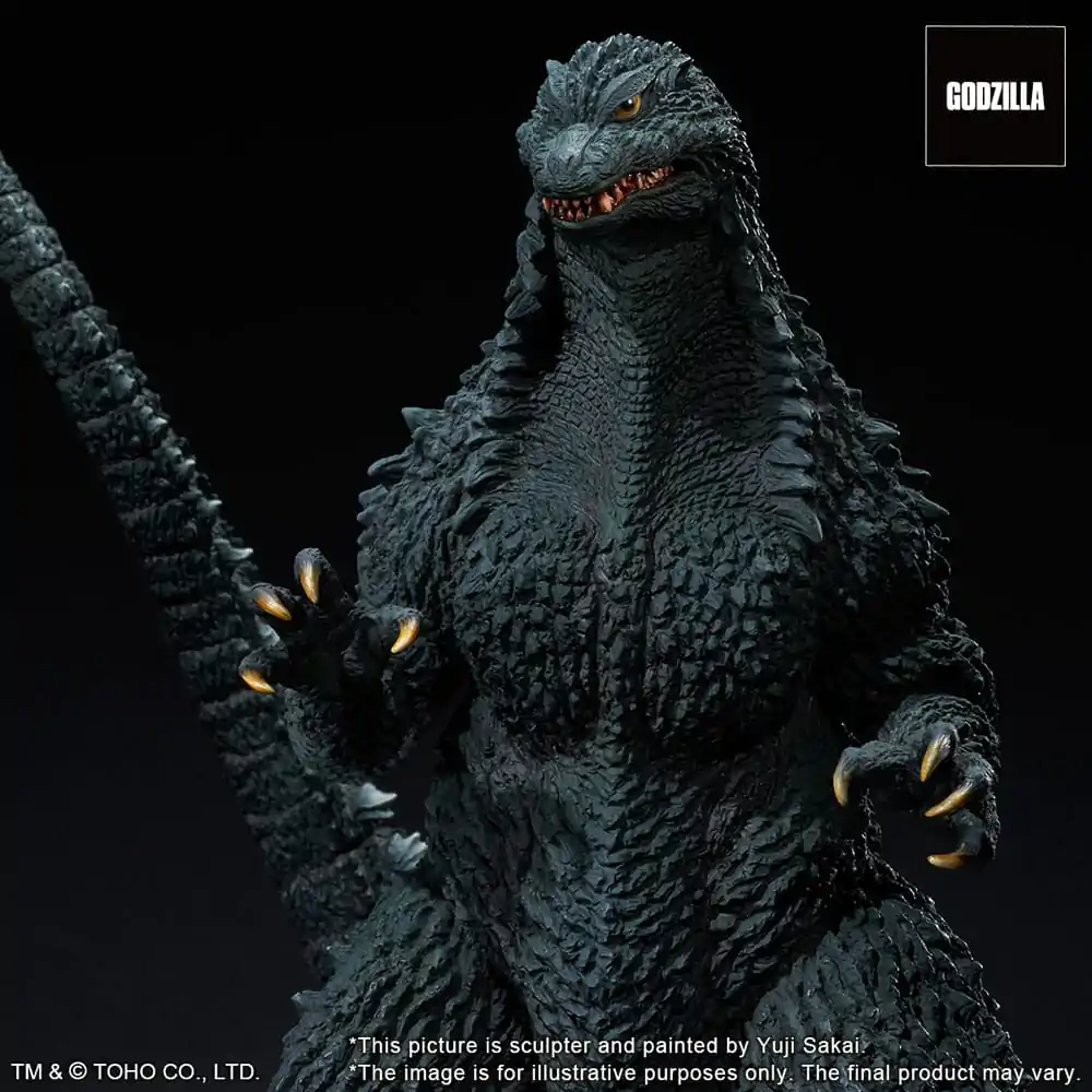 Godzilla against Mechagodzilla 2002 TOHO Yuji Sakai Modeling Collection PVC Socha Godzilla Battle in the Storm 28 cm produktová fotografia