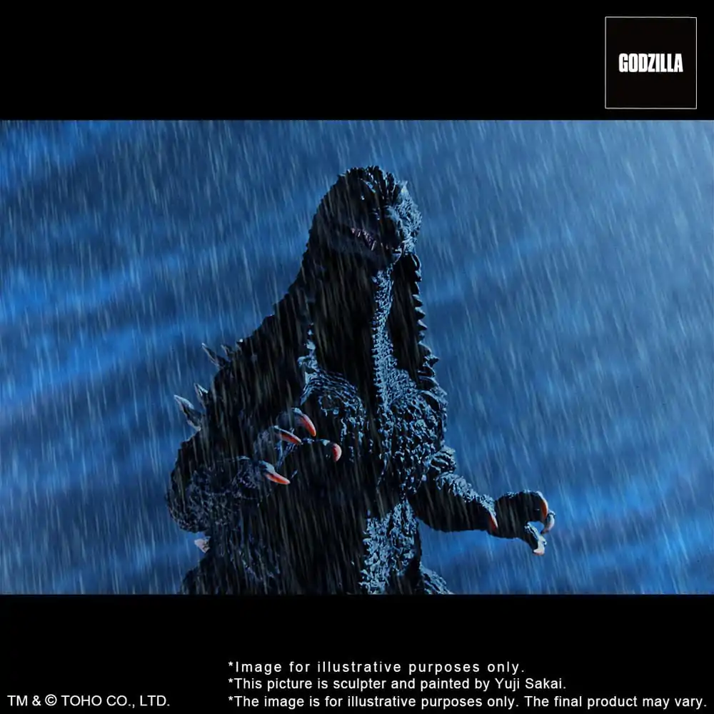 Godzilla against Mechagodzilla 2002 TOHO Yuji Sakai Modeling Collection PVC Socha Godzilla Battle in the Storm 28 cm produktová fotografia