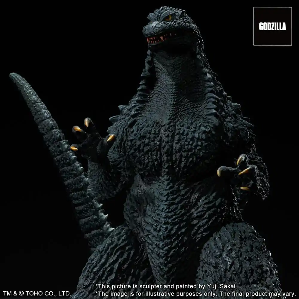 Godzilla against Mechagodzilla 2002 TOHO Yuji Sakai Modeling Collection PVC Socha Godzilla Battle in the Storm 28 cm produktová fotografia