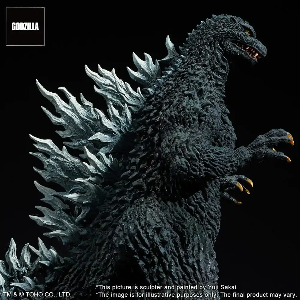 Godzilla against Mechagodzilla 2002 TOHO Yuji Sakai Modeling Collection PVC Socha Godzilla Battle in the Storm 28 cm produktová fotografia