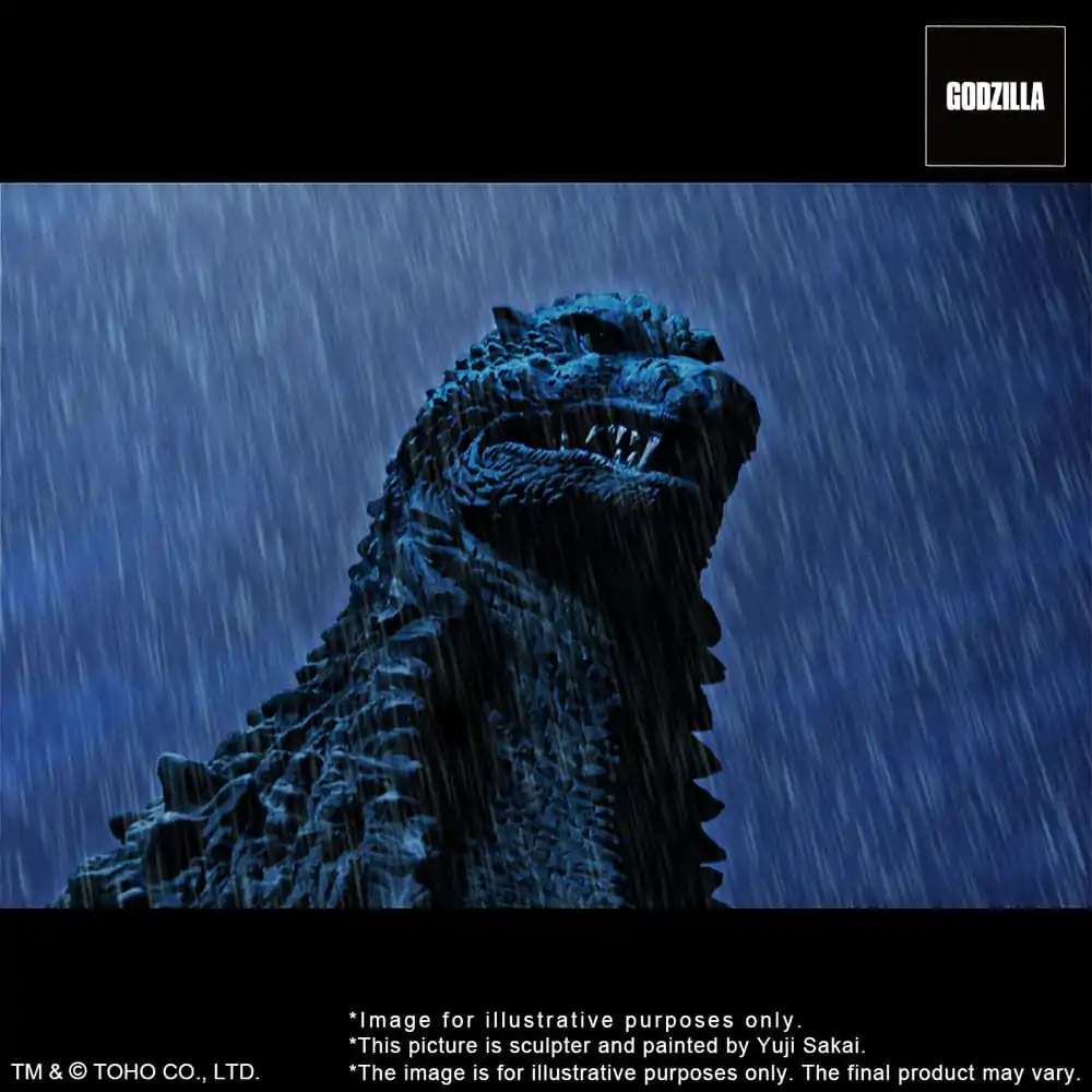 Godzilla against Mechagodzilla 2002 TOHO Yuji Sakai Modeling Collection PVC Socha Godzilla Battle in the Storm 28 cm produktová fotografia