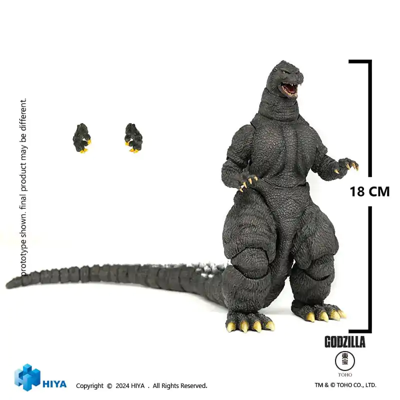 Godzilla exkluzívne Alapvető Akciós Figúrka Godzilla vs. King Ghidorah Godzilla Hokkaido 18 cm termékfotó