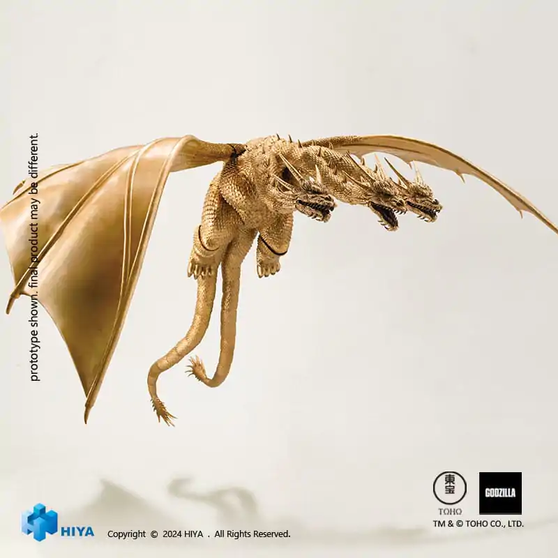 Godzilla Exquisite Basic akčná figúrka Godzilla vs King Ghidorah King Ghidorah 25 cm produktová fotografia