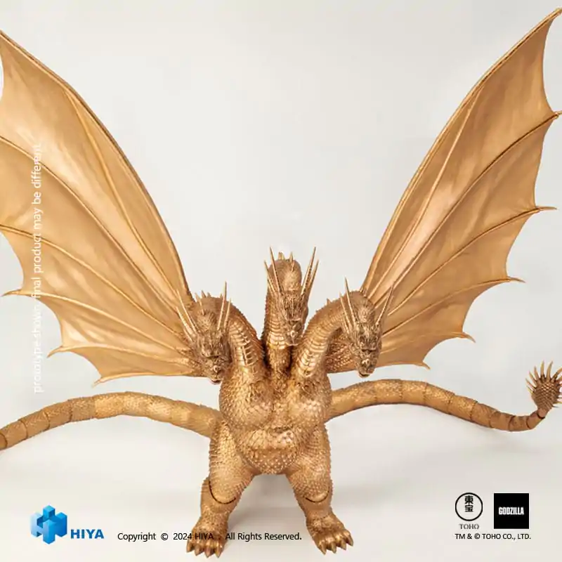 Godzilla Exquisite Basic akčná figúrka Godzilla vs King Ghidorah King Ghidorah 25 cm produktová fotografia