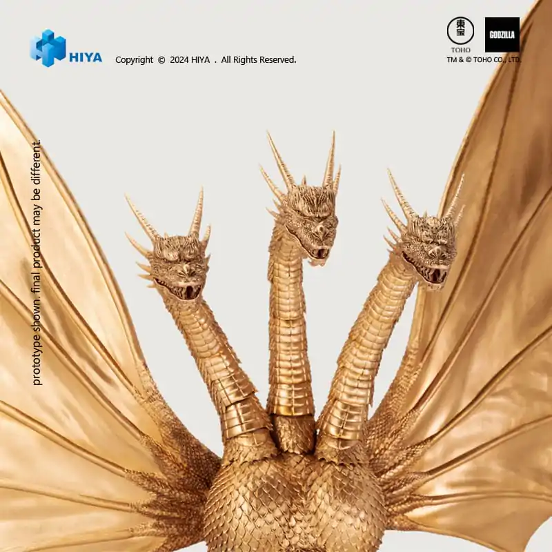 Godzilla Exquisite Basic akčná figúrka Godzilla vs King Ghidorah King Ghidorah 25 cm produktová fotografia
