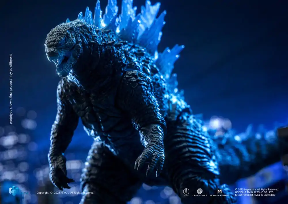 Godzilla Exquisite Basic akčná figúrka Godzilla vs. Kong Heat Ray Godzilla Translucent Version 18 cm produktová fotografia