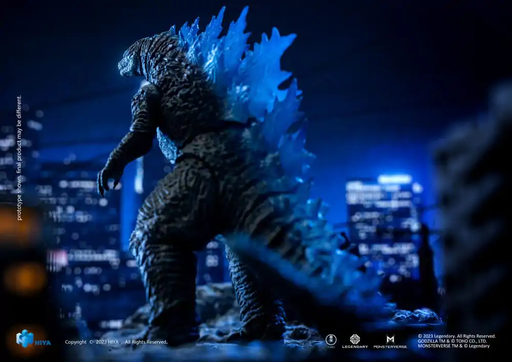 Godzilla Exquisite Basic akčná figúrka Godzilla vs. Kong Heat Ray Godzilla Translucent Version 18 cm produktová fotografia