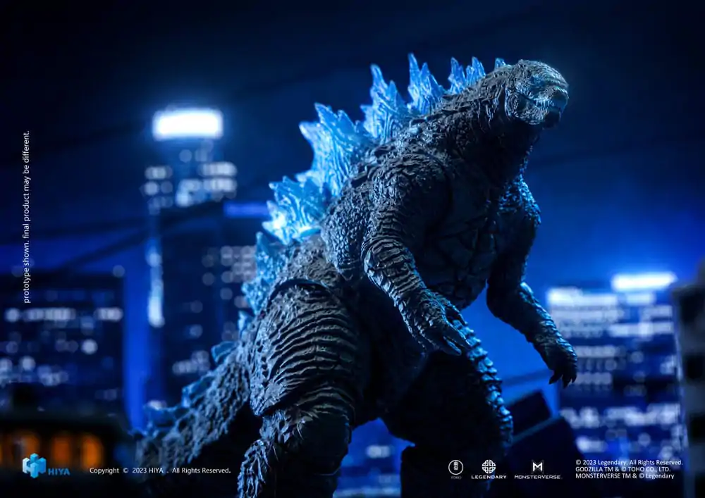 Godzilla Exquisite Basic akčná figúrka Godzilla vs. Kong Heat Ray Godzilla Translucent Version 18 cm produktová fotografia