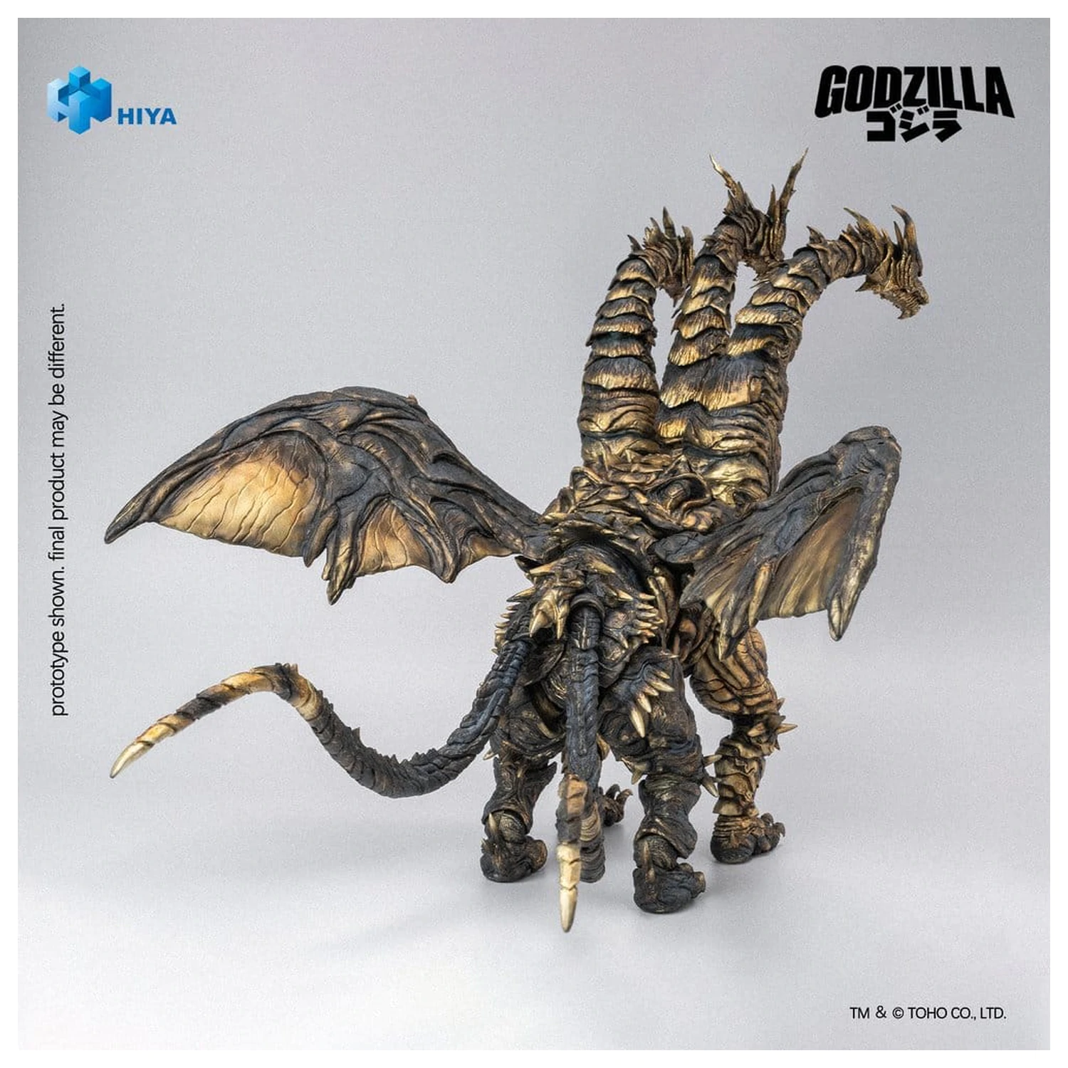 Godzilla: Final Wars (2004) Exquisite Basic Series akčná figúrka Keizer Ghidorah 25 cm produktová fotografia