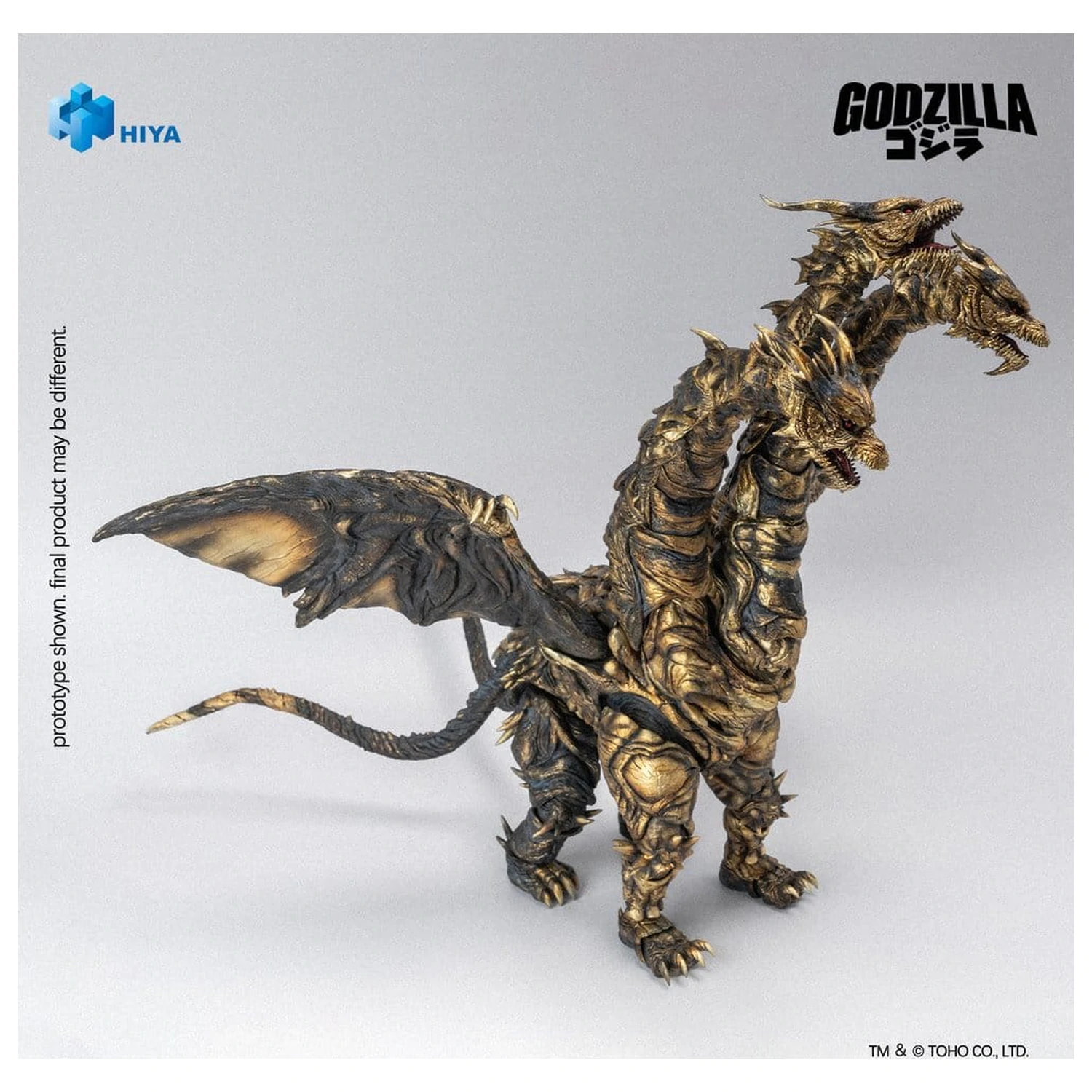 Godzilla: Final Wars (2004) Exquisite Basic Series akčná figúrka Keizer Ghidorah 25 cm produktová fotografia