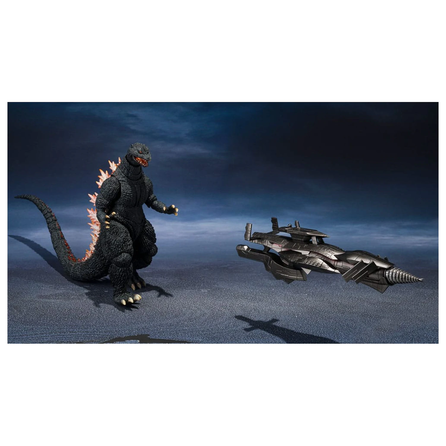Godzilla: Final Wars S.H.MonsterArts akčná figúrka Godzilla Heat Ray Ver. vs. New Gotengo 16 cm produktová fotografia