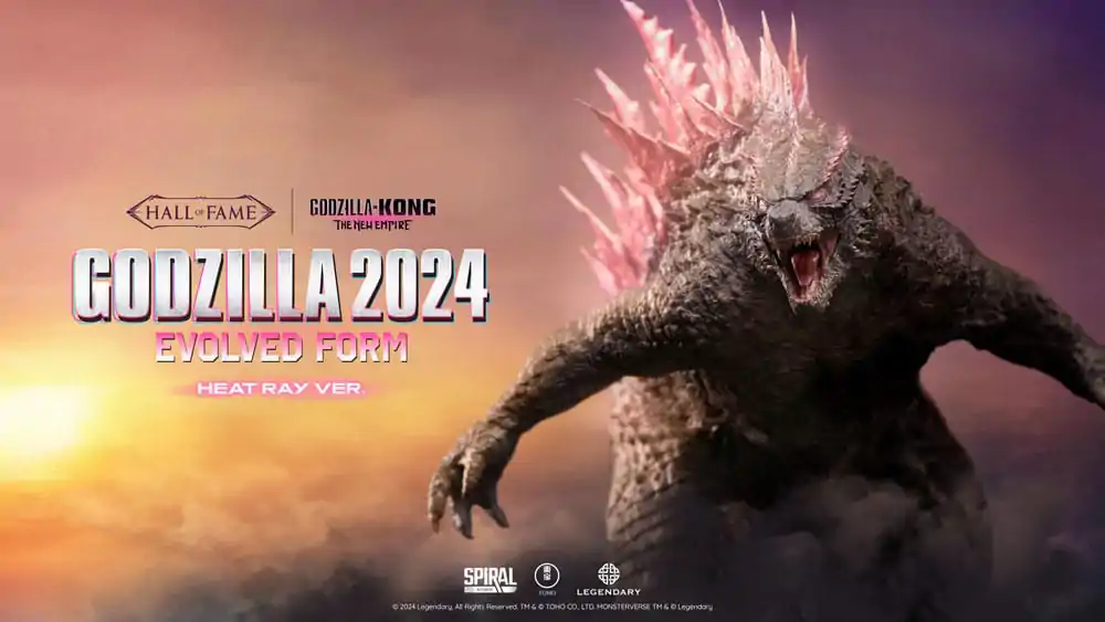 Godzilla Hall of Fame PVC soška Godzilla 2024 Evolved Form (Heat Ray Version) 27 cm termékfotó