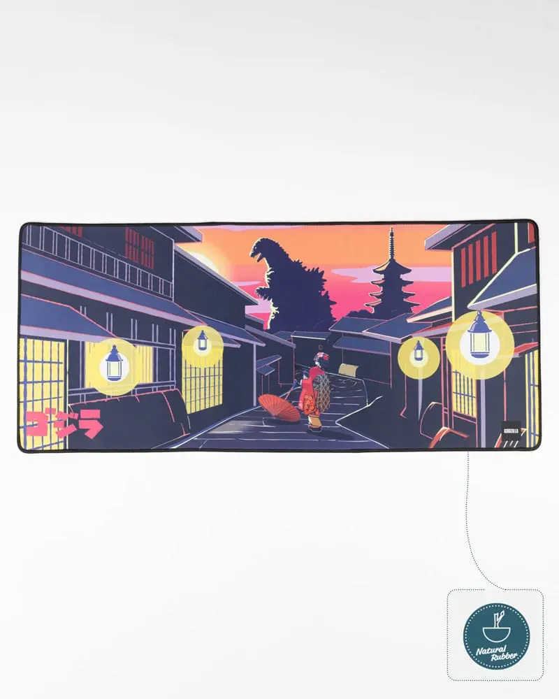 Godzilla nadrozmerná podložka pod myš Japanese Godzilla Skyline produktová fotografia