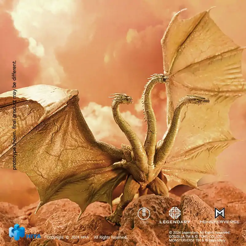 Godzilla: King of the Monsters Exquisite Basic Akčná Figúrka King Ghidorah Gravity Beam Version 35 cm produktová fotografia