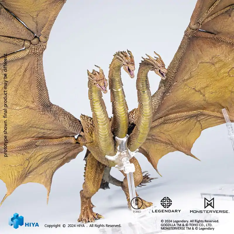 Godzilla: King of the Monsters Exquisite Basic Akčná Figúrka King Ghidorah Gravity Beam Version 35 cm produktová fotografia