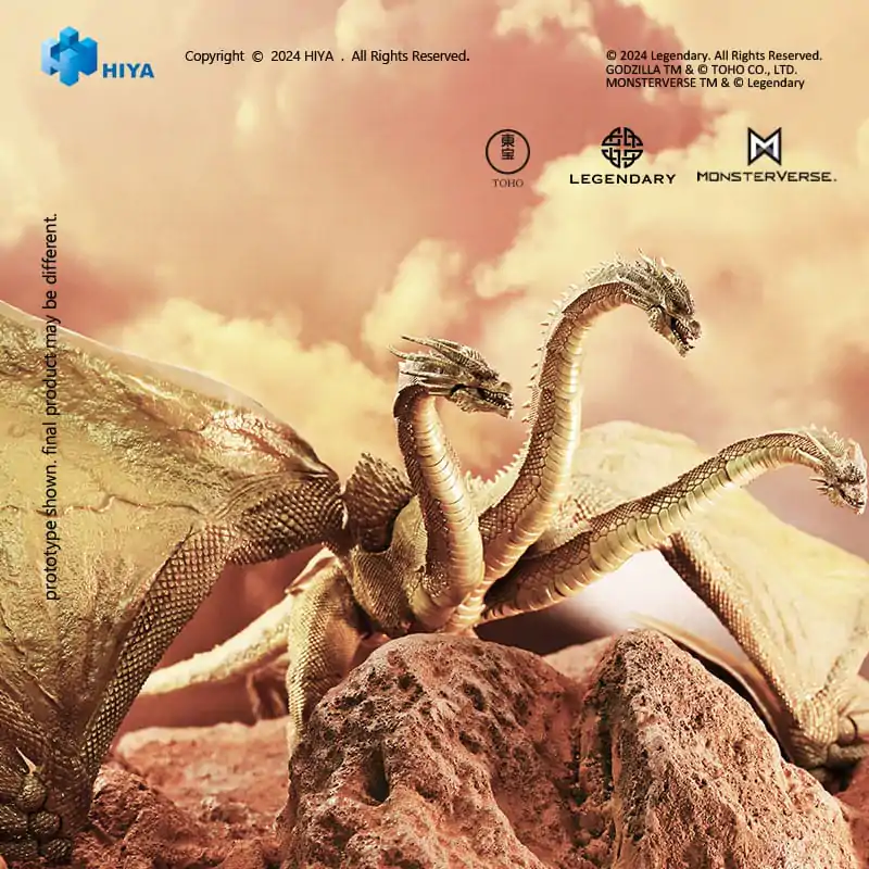 Godzilla: King of the Monsters Exquisite Basic Akčná Figúrka King Ghidorah Gravity Beam Version 35 cm produktová fotografia