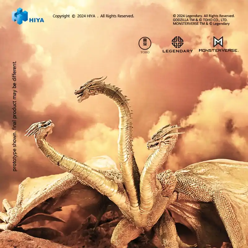 Godzilla: King of the Monsters Exquisite Basic Akčná Figúrka King Ghidorah Gravity Beam Version 35 cm produktová fotografia