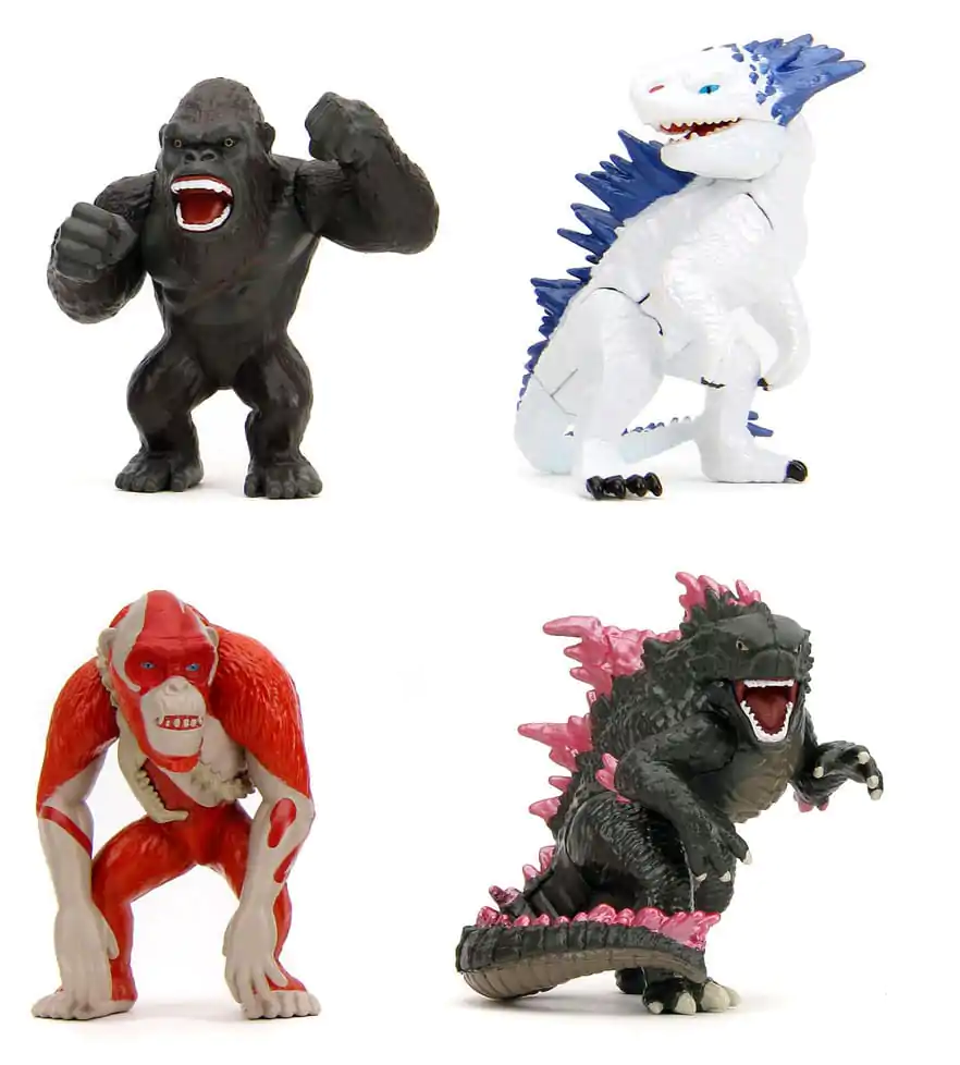 Godzilla Nano Metalfigs Diecast Mini Figúrky 4-PACK Wave 1 4 cm termékfotó