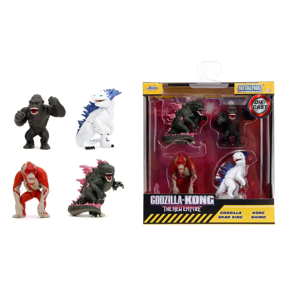 Godzilla Nano Metalfigs Diecast Mini Figúrky 4-PACK Wave 1 4 cm termékfotó