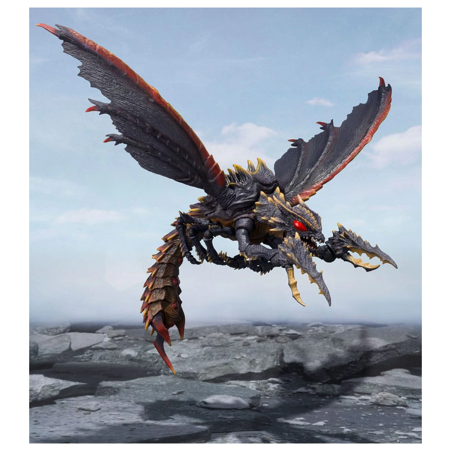 Godzilla S.H. Monster Arts akčná figúrka Megaguirus Evolution Set 21 cm produktová fotografia