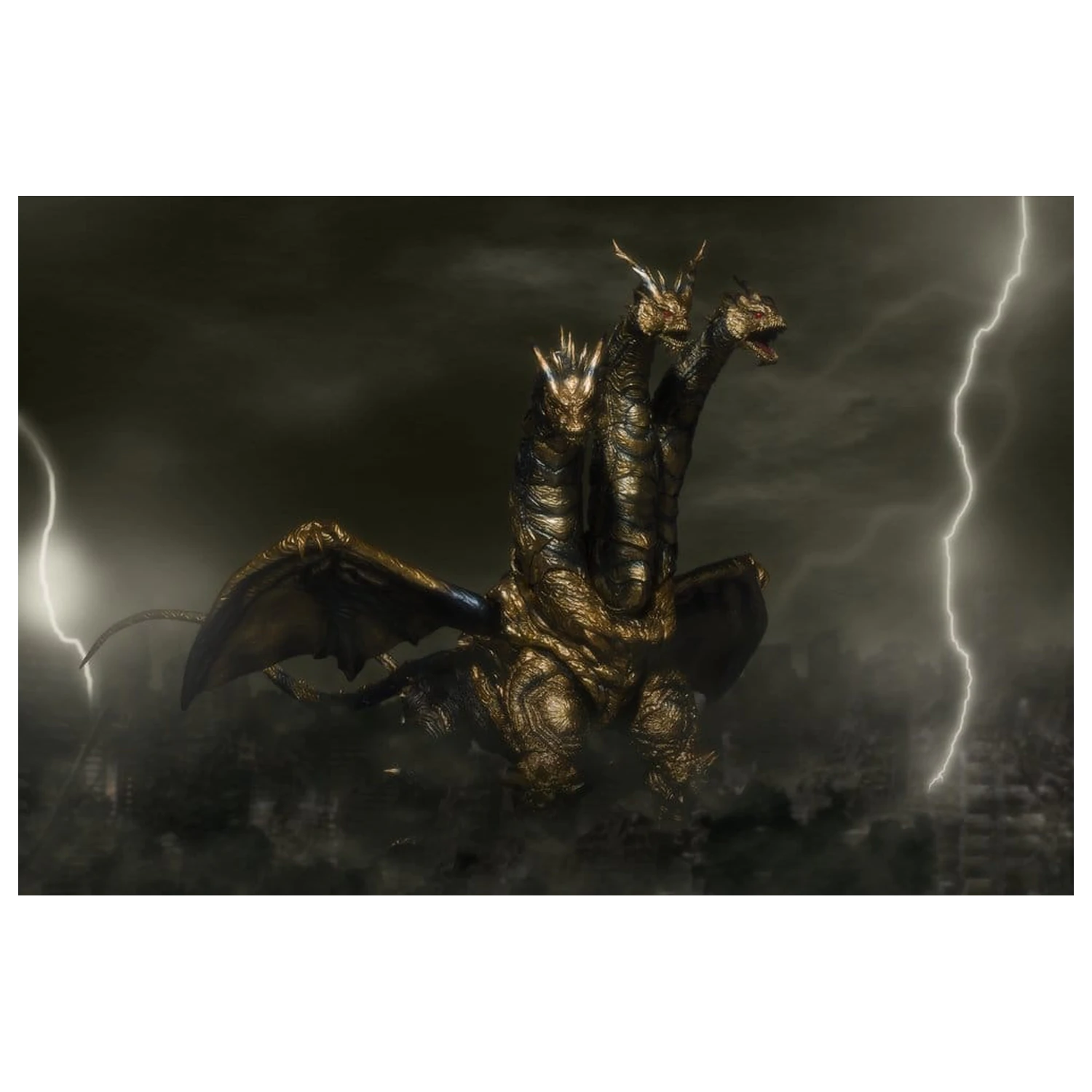 Godzilla S.H.MonsterArts Akčná figúrka Kaizer Ghidorah 25 cm produktová fotografia