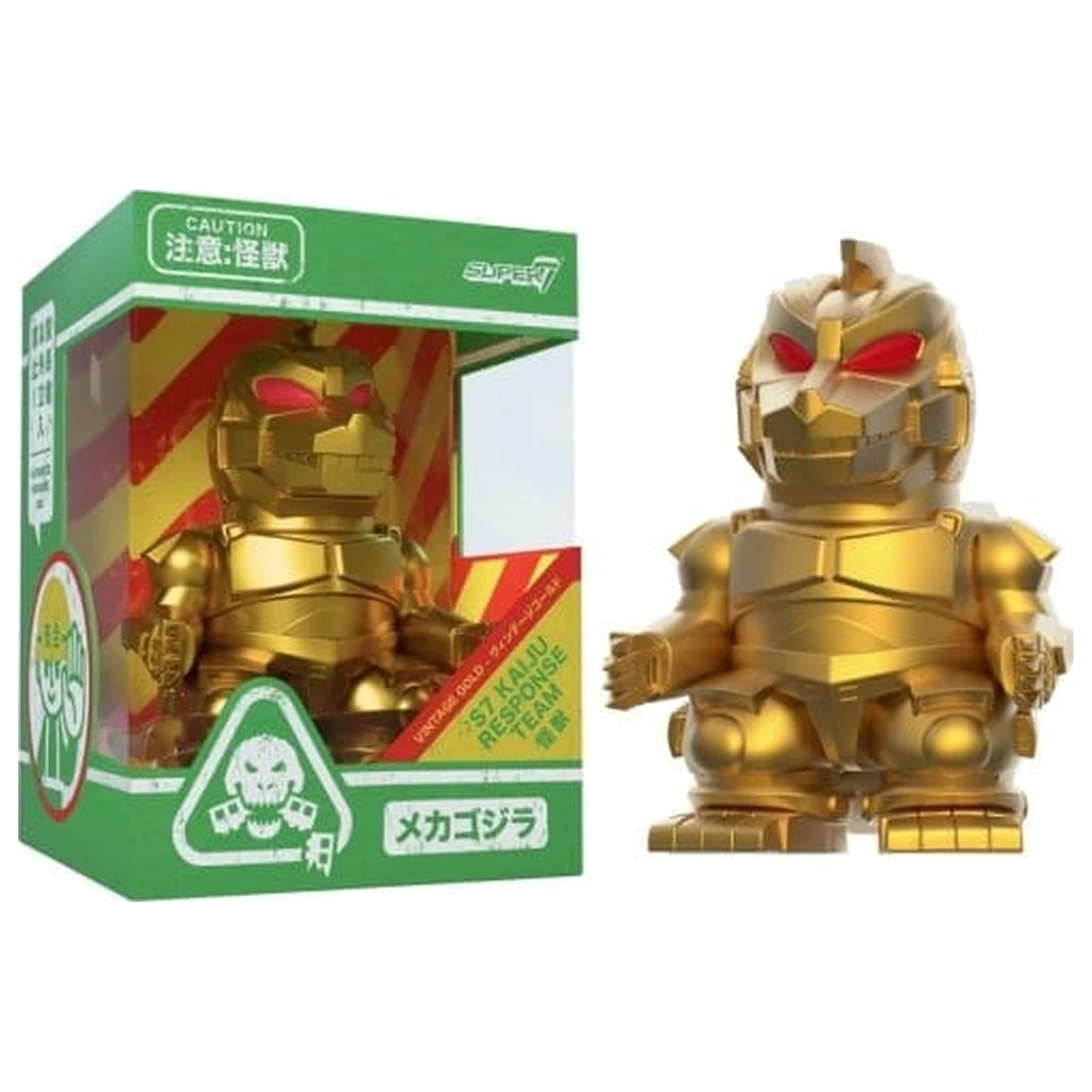 Godzilla Toho Fun! Fun! Mini Figúrka Mechagodzilla (Vintage Toy Gold) produktová fotografia