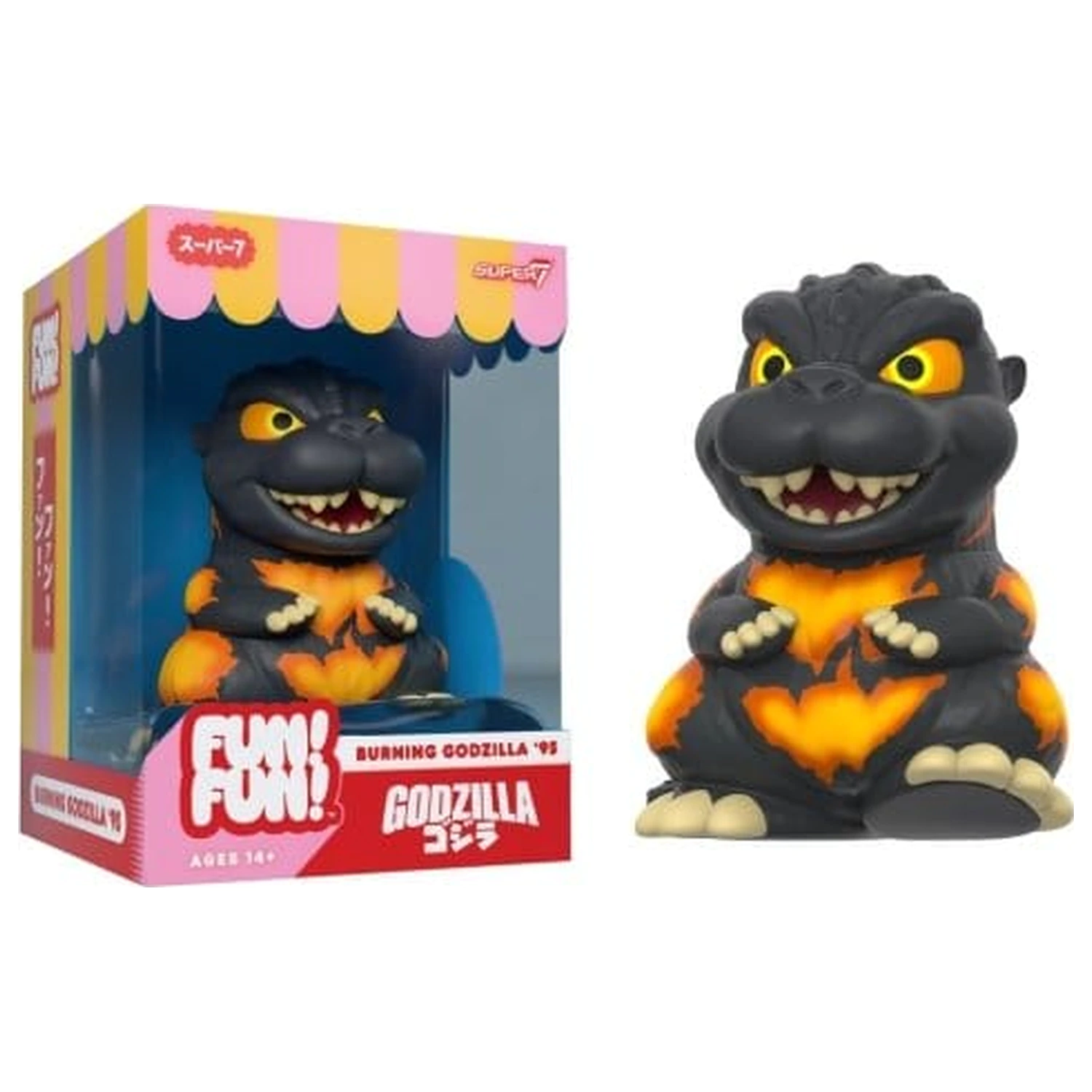 Godzilla Toho Fun! Fun! Mini figúrka Wave 02 Burning Godzilla produktová fotografia