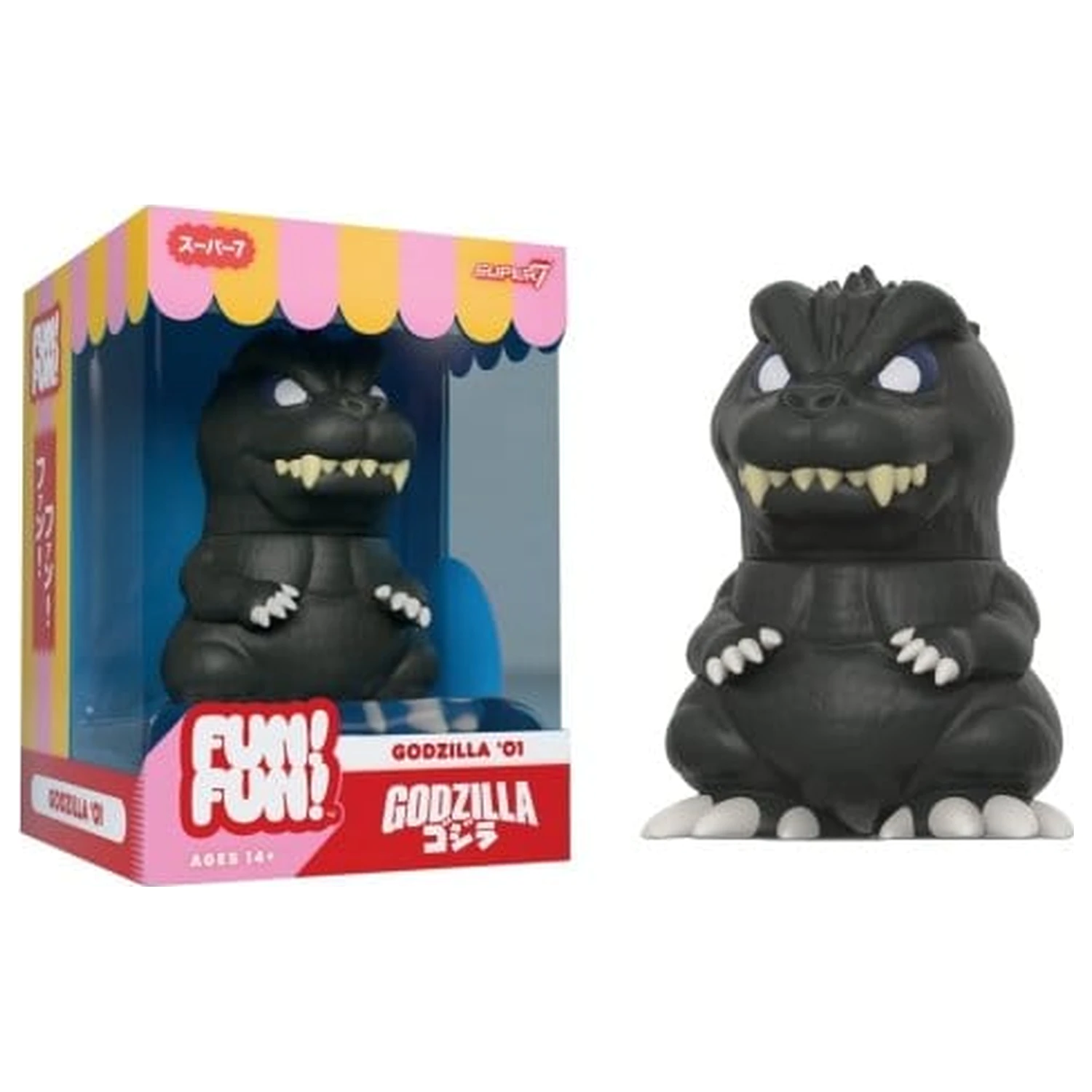 Godzilla Toho Fun! Fun! Mini figúrka vlna 02 Godzilla 2001 produktová fotografia