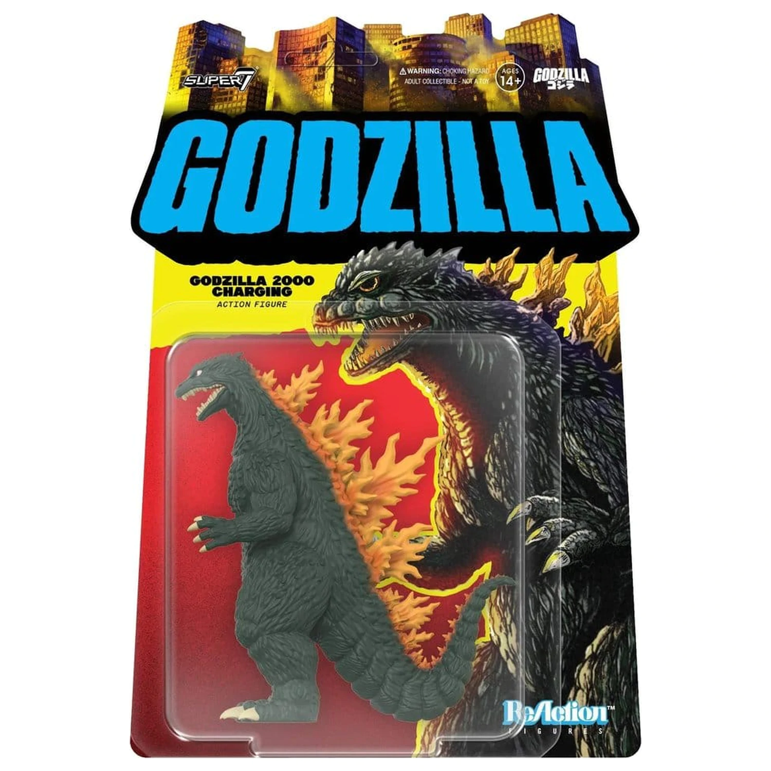 Godzilla Toho ReAction Akčná Figúrka Godzilla (2000, Charging) 24 cm produktová fotografia