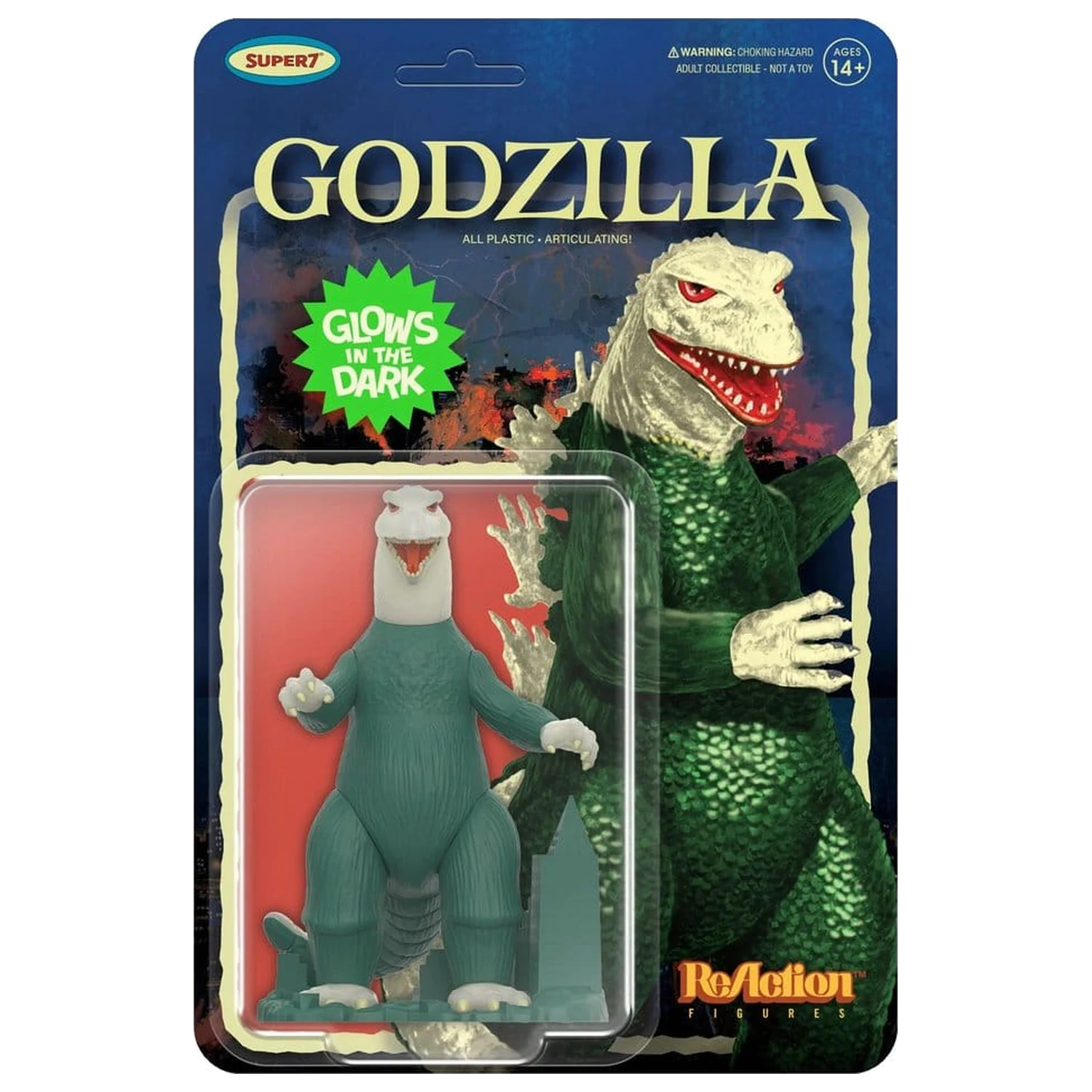 Godzilla Toho ReAction Akčná figúrka Godzilla Model Kit (Svietiaca) 10 cm produktová fotografia