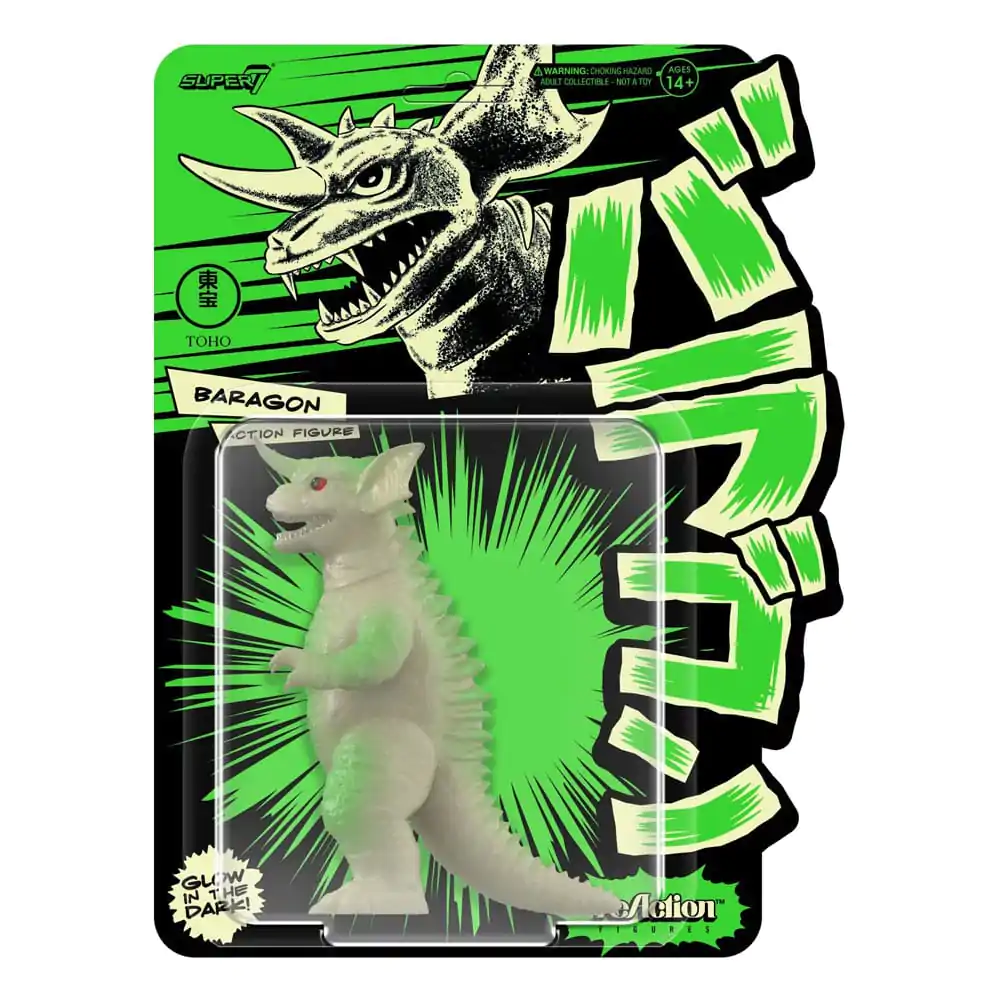 Godzilla Toho ReAction Akčná figúrka Baragon svietiaca v tme 10 cm produktová fotografia