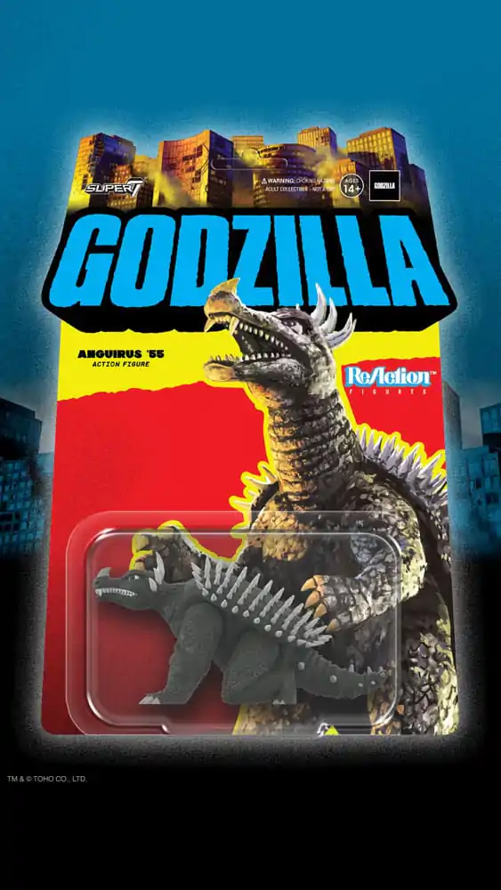 Godzilla Toho ReAction Akčná figúrka Wave 05 Anguirus ´55 10 cm produktová fotografia