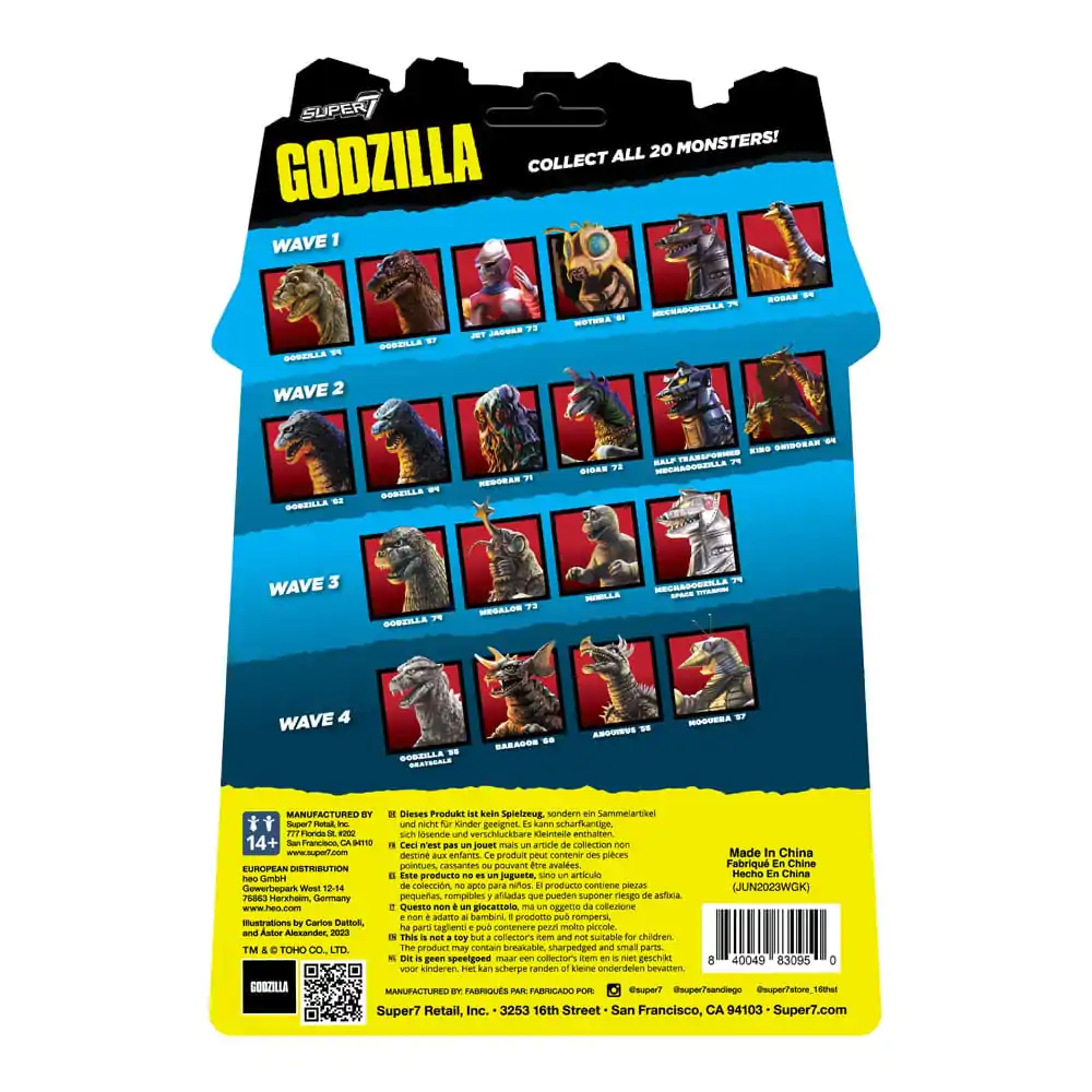 Godzilla Toho ReAction Akčná figúrka Wave 05 Anguirus ´55 10 cm produktová fotografia