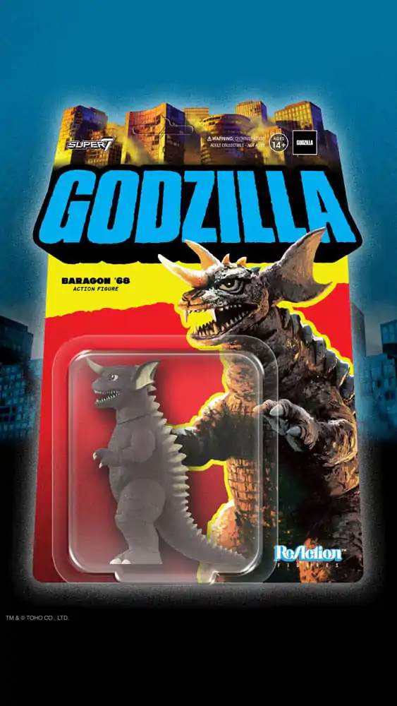 Godzilla Toho ReAction Akčná figúrka Wave 05 Baragon ´68 10 cm produktová fotografia