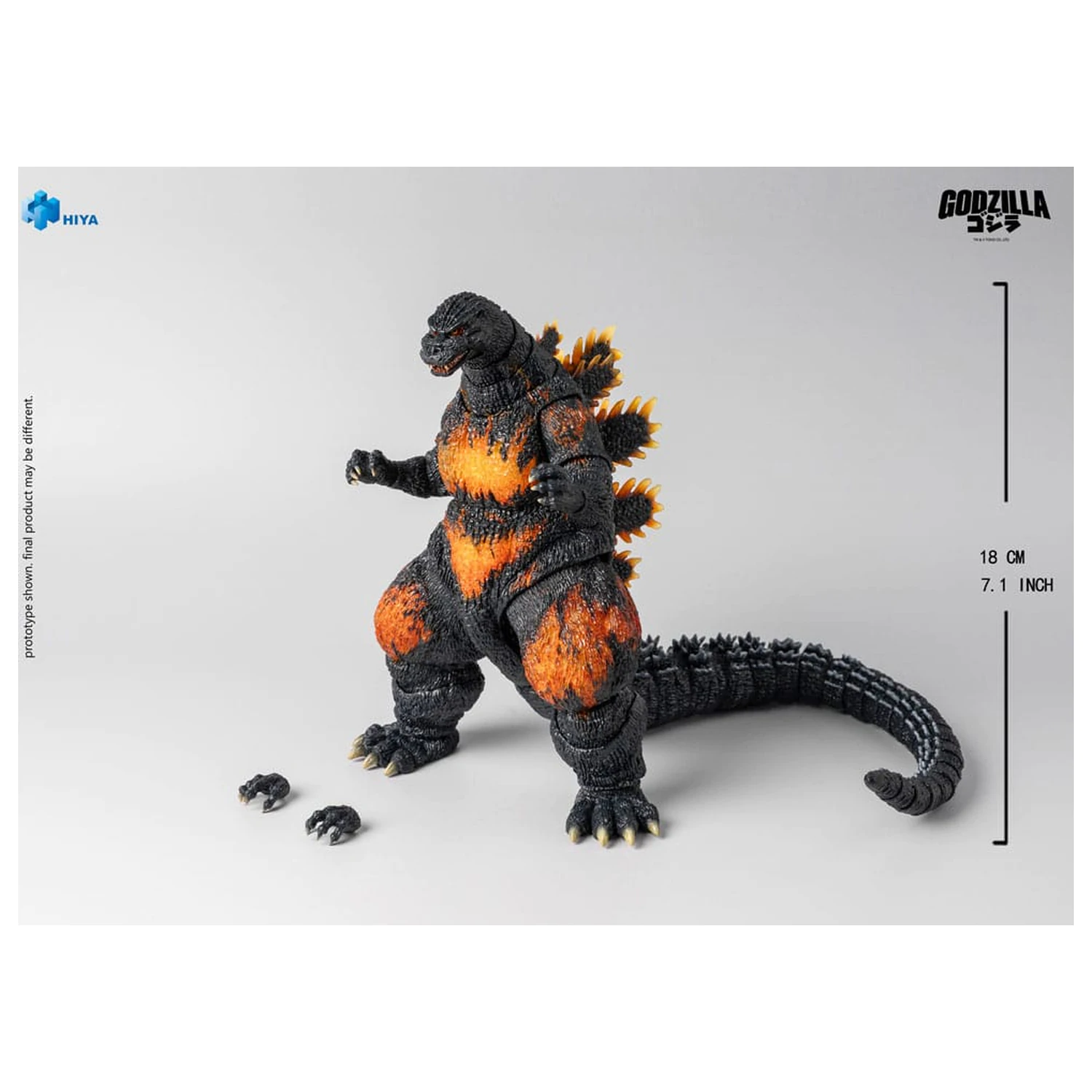 Godzilla vs. Destoroyah (1995) Exquisite Basic akčná figúrka Burning Godzilla 18 cm produktová fotografia