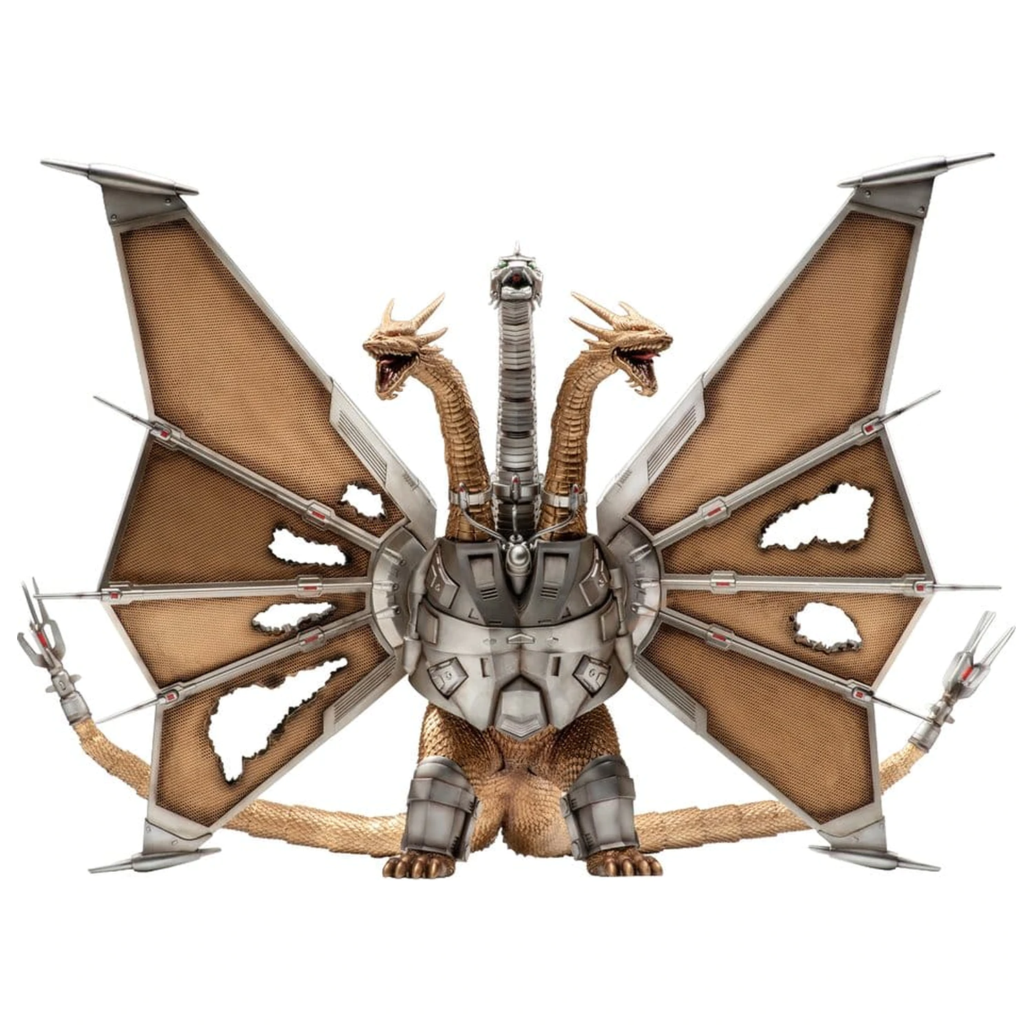 Godzilla vs. King Ghidorah Exquisite Basic Akčná figúrka Bojom poškodený Mecha King Ghidorah 33 cm produktová fotografia