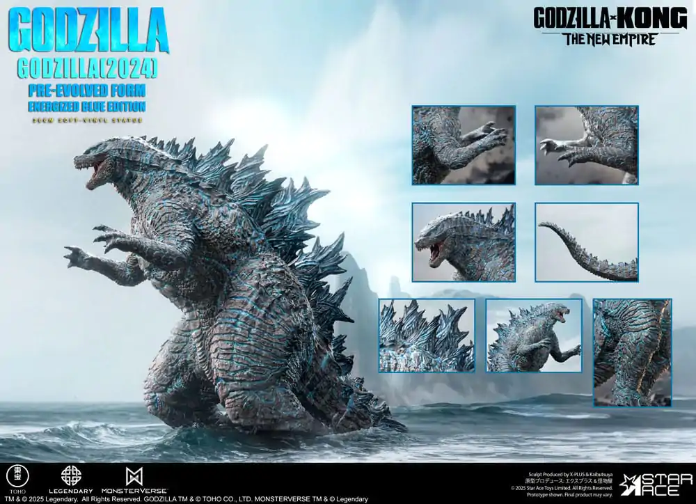 Godzilla vs. Kong: The New Empire Mäkká vinylová socha Godzilla (2024) Evolved Blue Edition 28 cm produktová fotografia